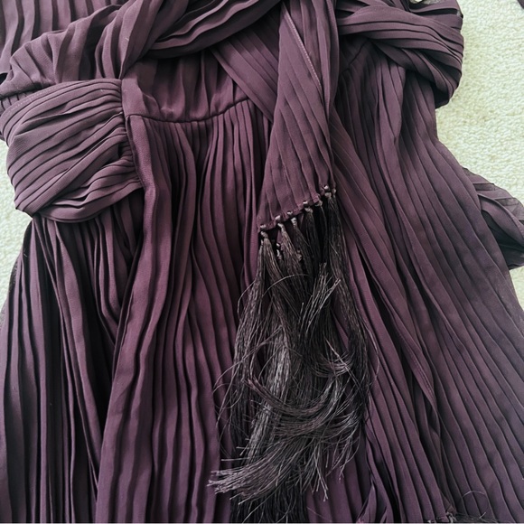 Diane Von Furstenberg NWT TWO Dresses Purple WRAP Dress & Matching SLIP Dress - Picture 4 of 14